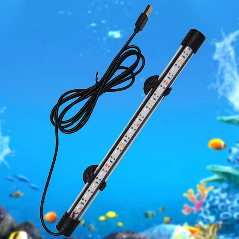 Aquarium Plant Grow Light - 17-47CM USB Fişli Akvaryum Lambası LED