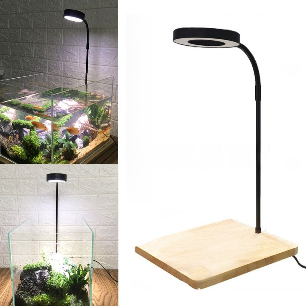 Aquarium Plant Growth Light - 10W Balık Tankı LED Lamba Geri