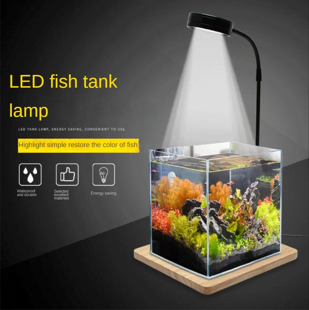 Planted Aquarium For Betta - Bambu Tahtalı LED Akvaryum Büyüyen Işık,