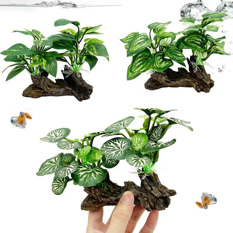 Aquarium Planted Background - Yapay Sualtı Çim Akvaryum Balık Tankı