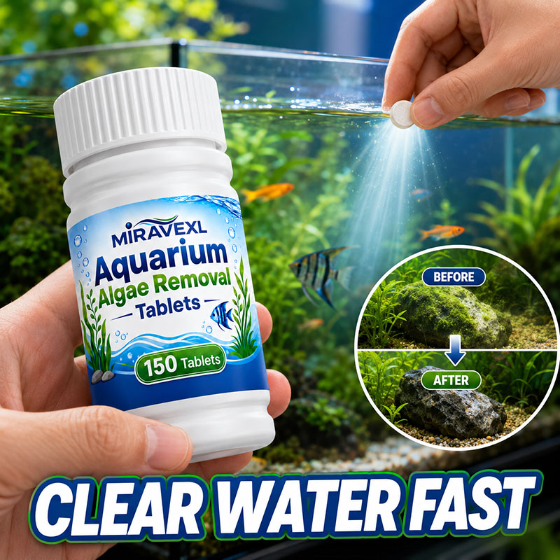 Aquarium Plant In Pot - MIRAVEXL 150 Akvaryum Yosun Giderici Tabletler,