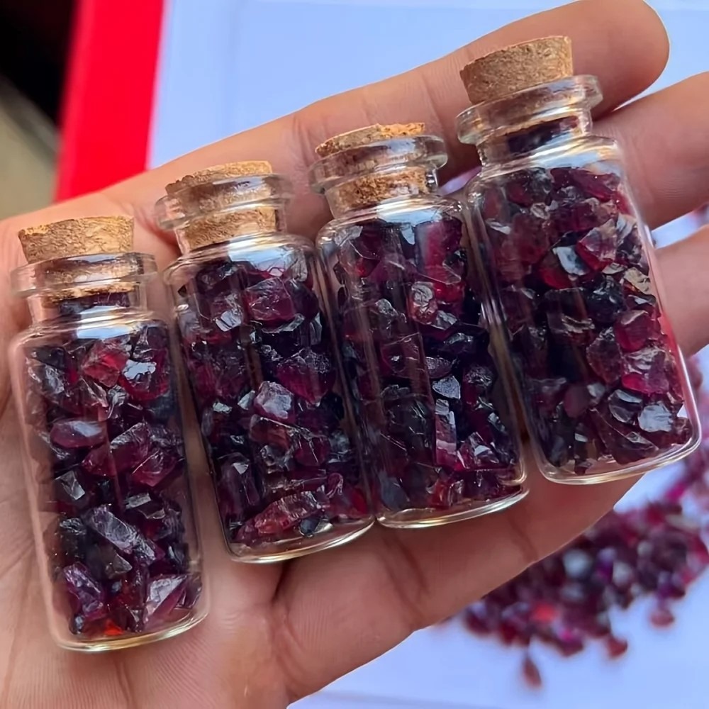 Planted Aquarium With Gravel - Doğal Ham Granat Taş Parçacıkları, Teraryum,