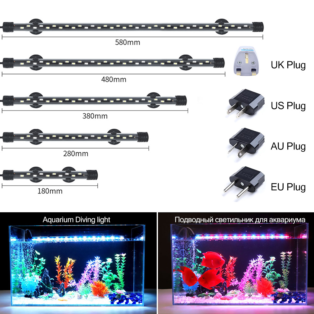 Aquarium Plant Design - 90-260 V Akvaryum Işık LED Su