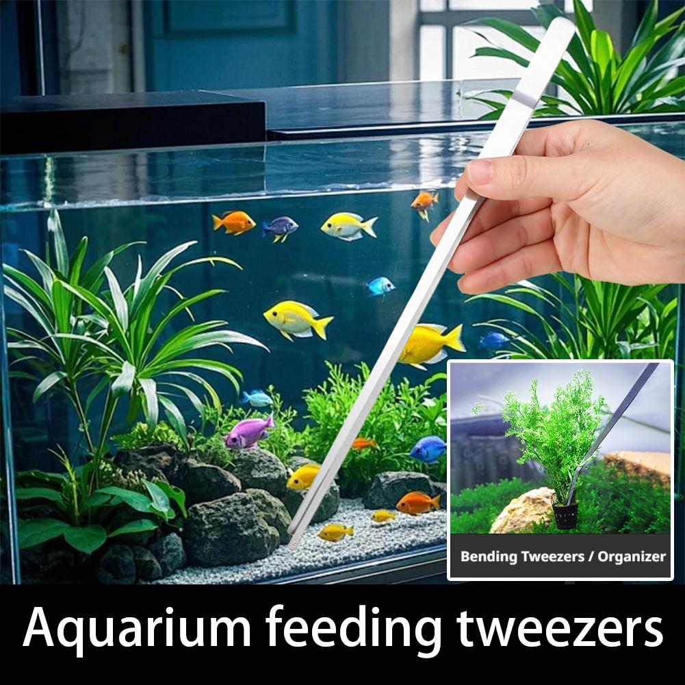 Planted Clip Tweezers - 27 cm Paslanmaz Çelik Akvaryum Cımbızı