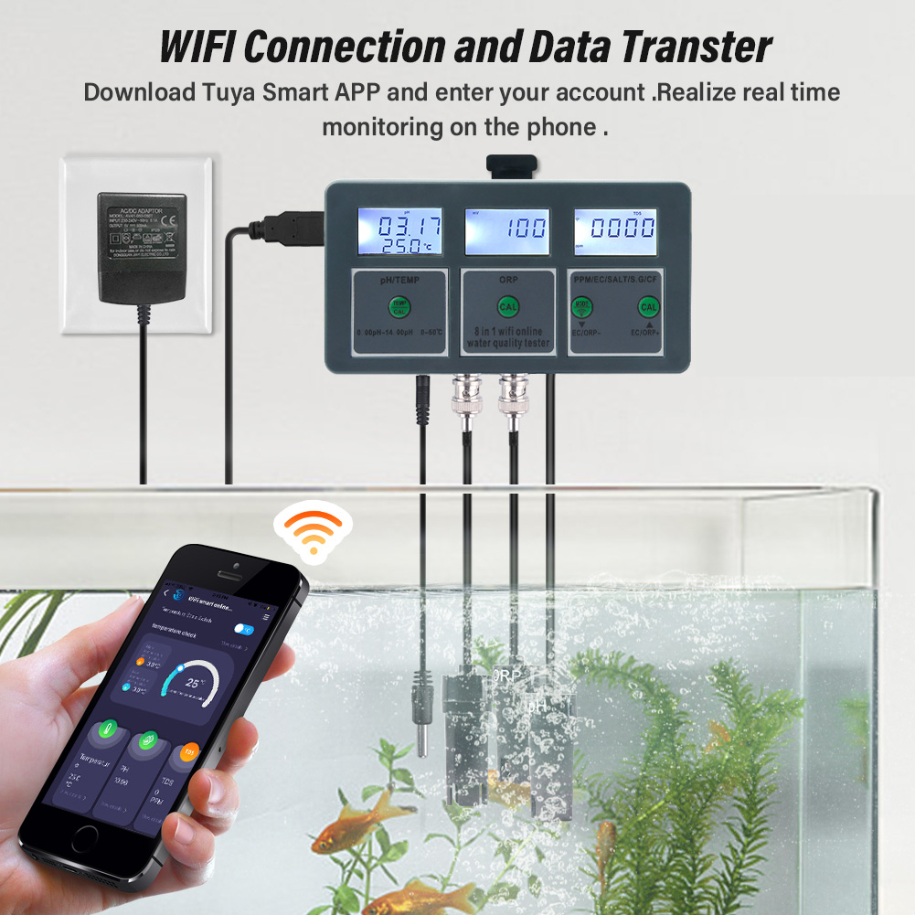 YAGO 8 in 1 WiFi Akvaryum Su K - Planted Aquarium Test Kit incelemesi ve fiyatı