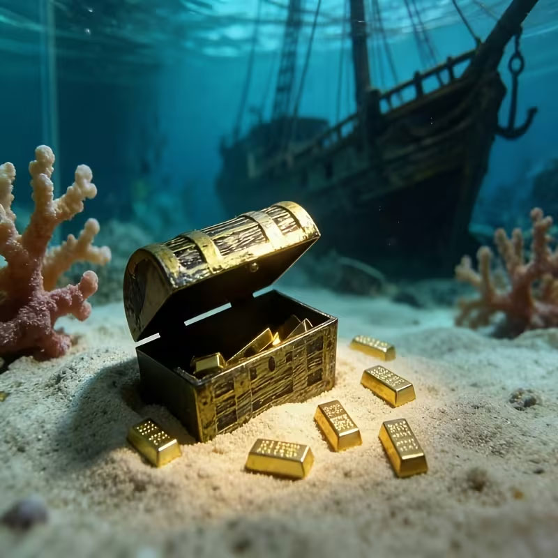 1 Set Mini Korsan Hazine Sandı - Planted Aquarium Models incelemesi ve fiyatı