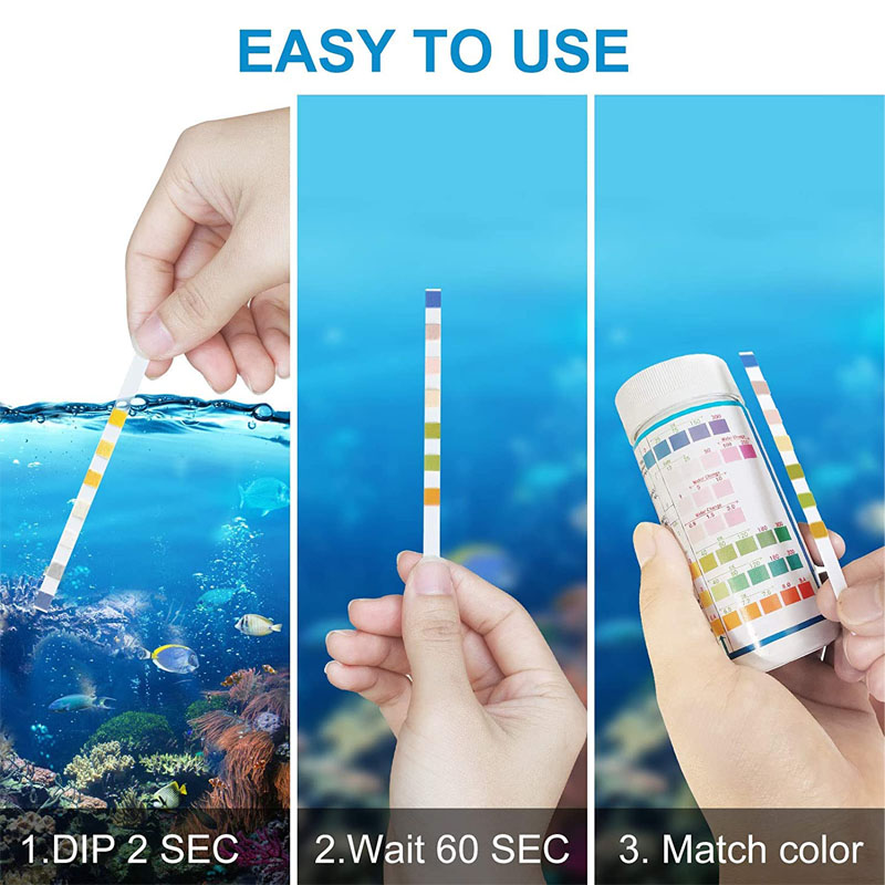 7-IN-1 Akvaryum Test Şeritleri - Planted Aquarium Test Kit incelemesi ve fiyatı