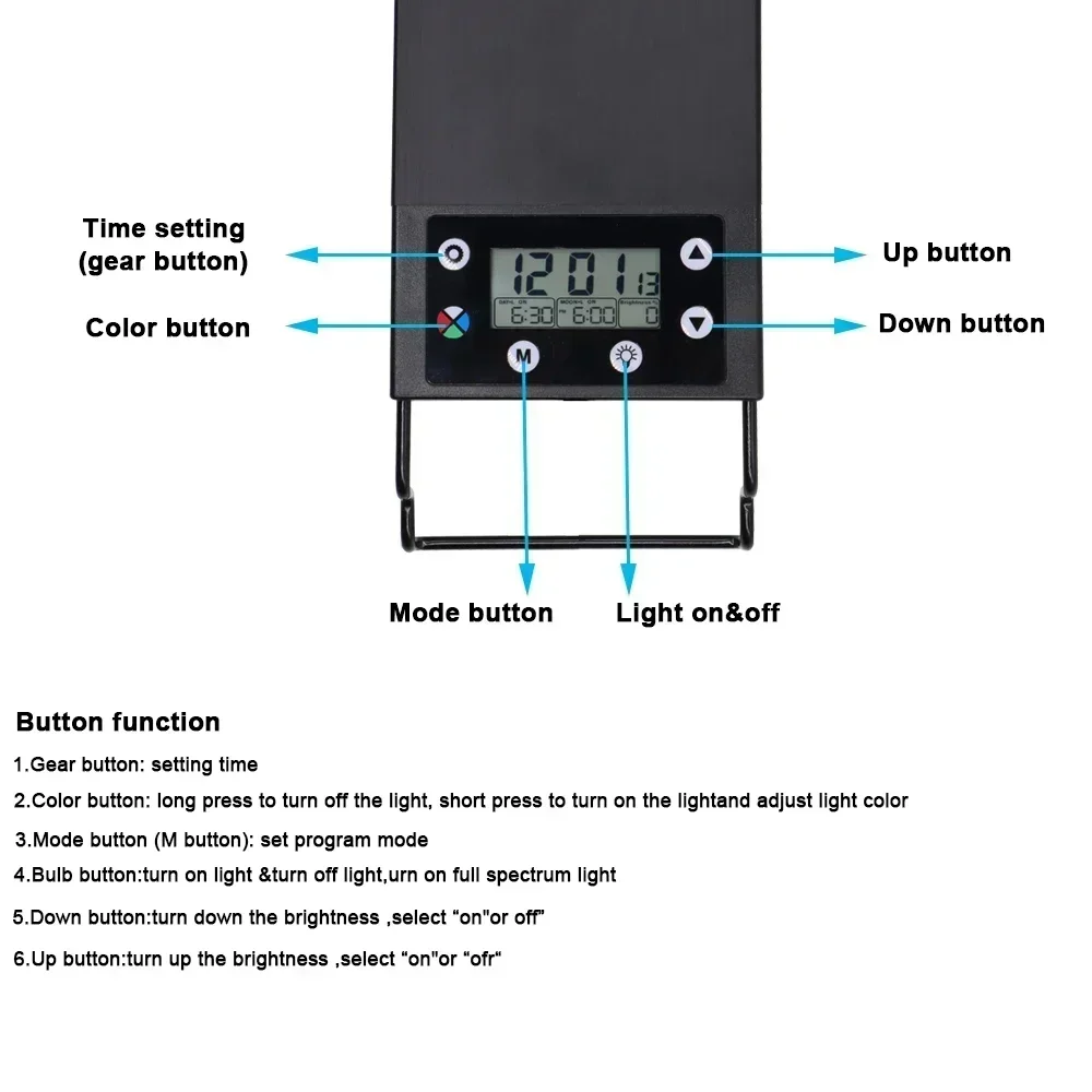 IP68 su geçirmez akvaryum LED  - Aquarium Plant Growth Light incelemesi ve fiyatı