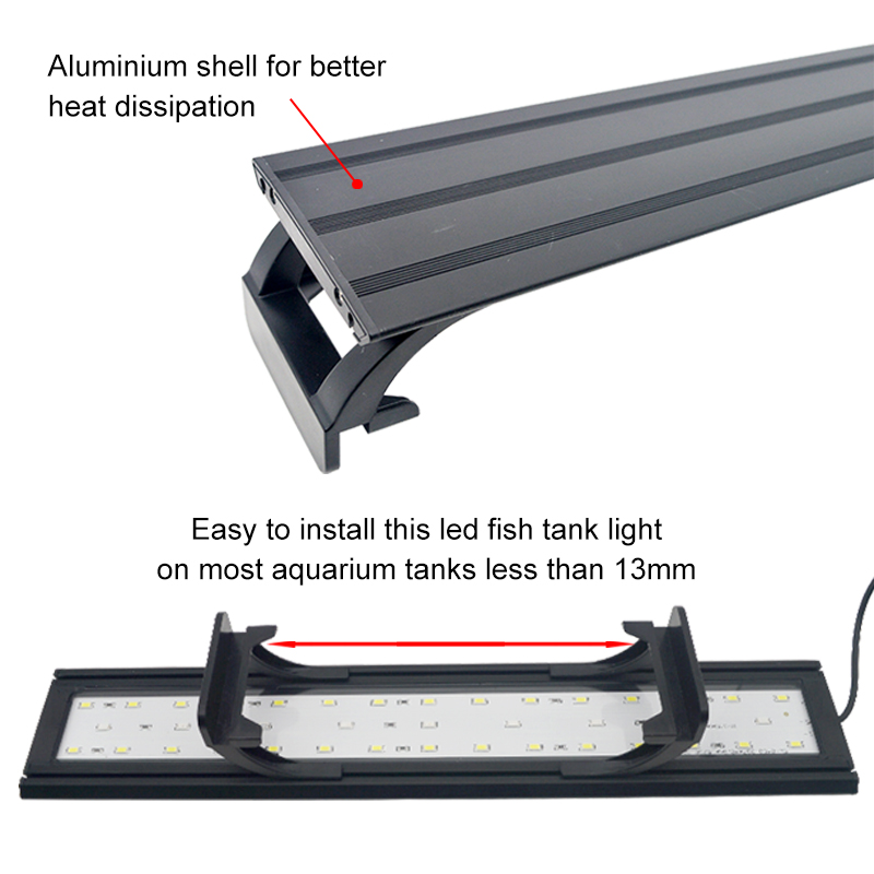 Akvaryum LED ışık 16-64CM balı - Aquarium Plant Growth Light incelemesi ve fiyatı