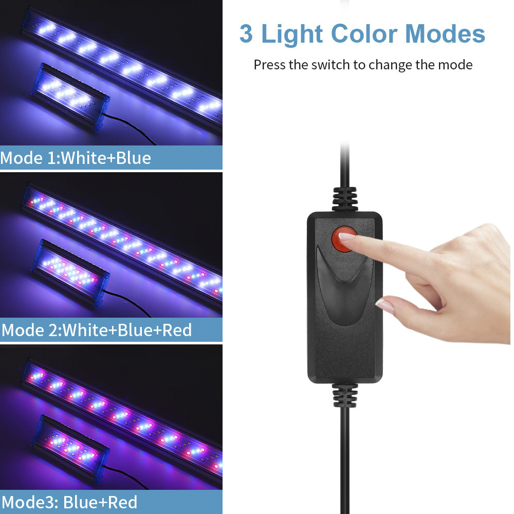 1 adet 90-260V balık tankı lam - Aquarium Plant Grow Light incelemesi ve fiyatı