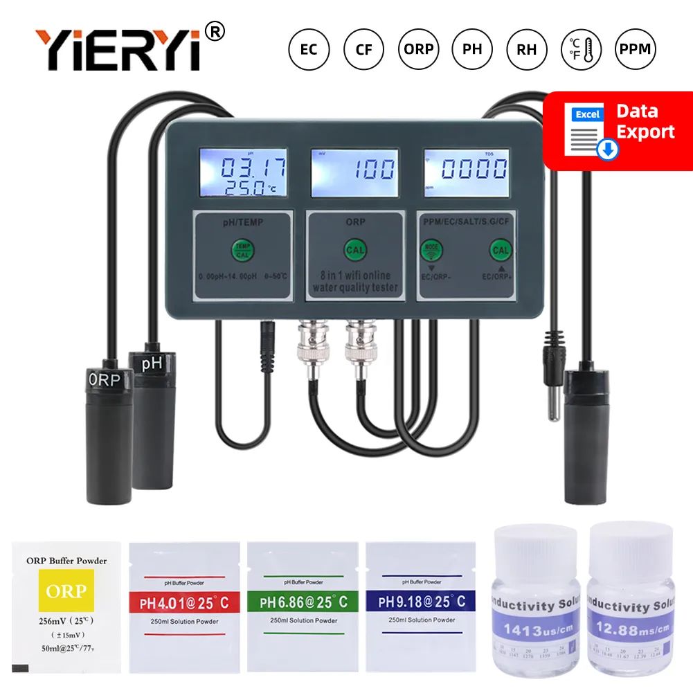 Yieryi WiFi Tuya Akıllı PH ORP - Planted Aquarium Test Kit incelemesi ve fiyatı